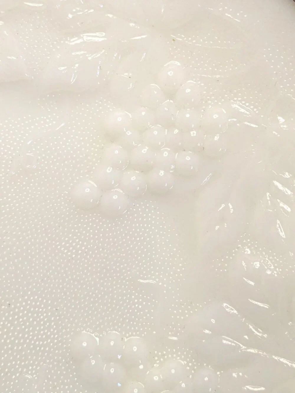 Vtg. Anchor Hocking White Milk Glass Fruit Bowl Embossed Grape Leaf Gold-Trimmed